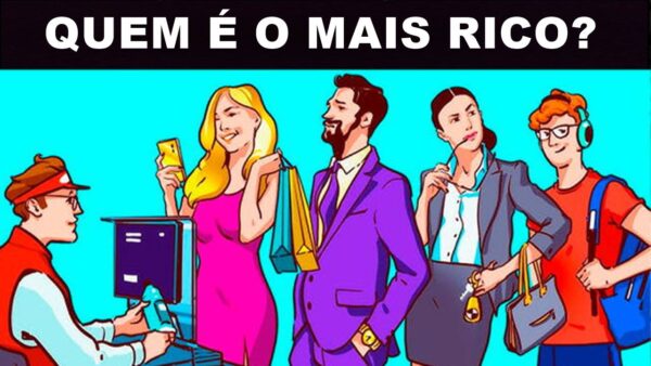 Quem é mais rico? Desafie sua visão e supere o enigma em 5 segundos