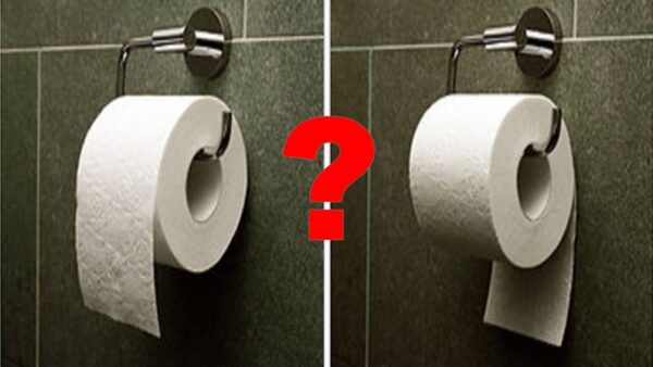 Isso é relevante se usar banheiro público: Qual a posição correta do papel higiênico? Para cima ou para baixo?