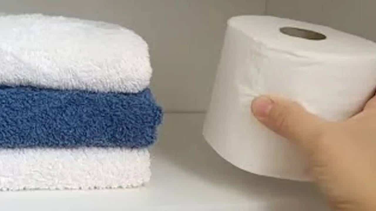 Dica de limpeza: Adicione álcool em 1 rolo de papel higiênico