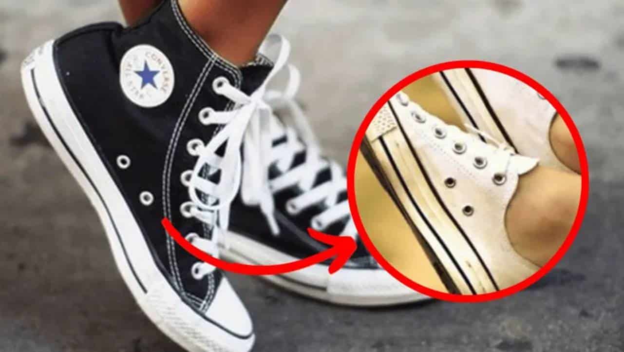 dois buraquinhos do Converse?