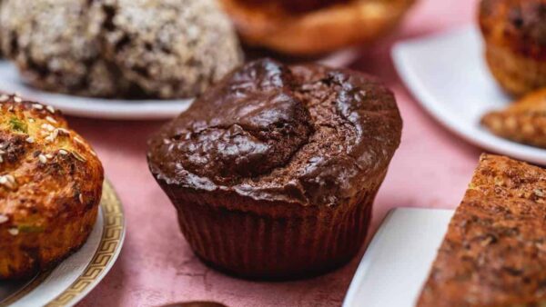 Deliciosa receita de muffins de chocolate