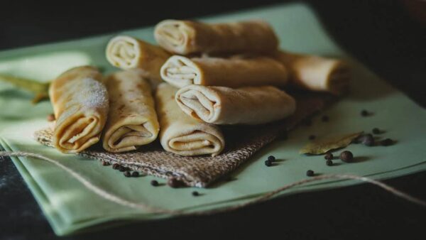 Deliciosos crepes de bacon e queijo aprenda esta receita