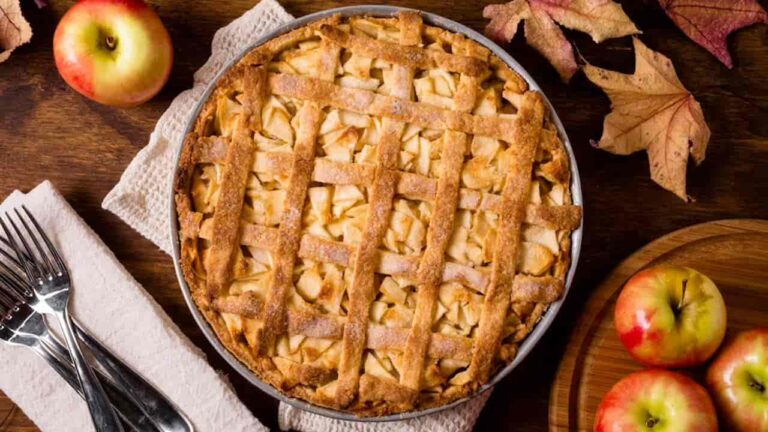 Torta de maçã de micro-ondas perfeita e rápida