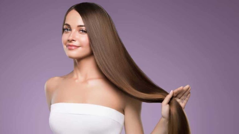 Faça queratina de arroz e amido de milho para alisar o cabelo
