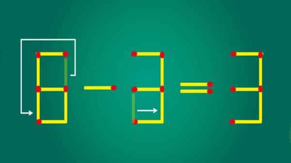 Desafio de Matemática: Teste o seu QI resolvendo este enigma movendo apenas 2 palitos!