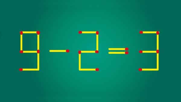 Desafio de Matemática: Teste o seu QI resolvendo este enigma movendo apenas 2 palitos!