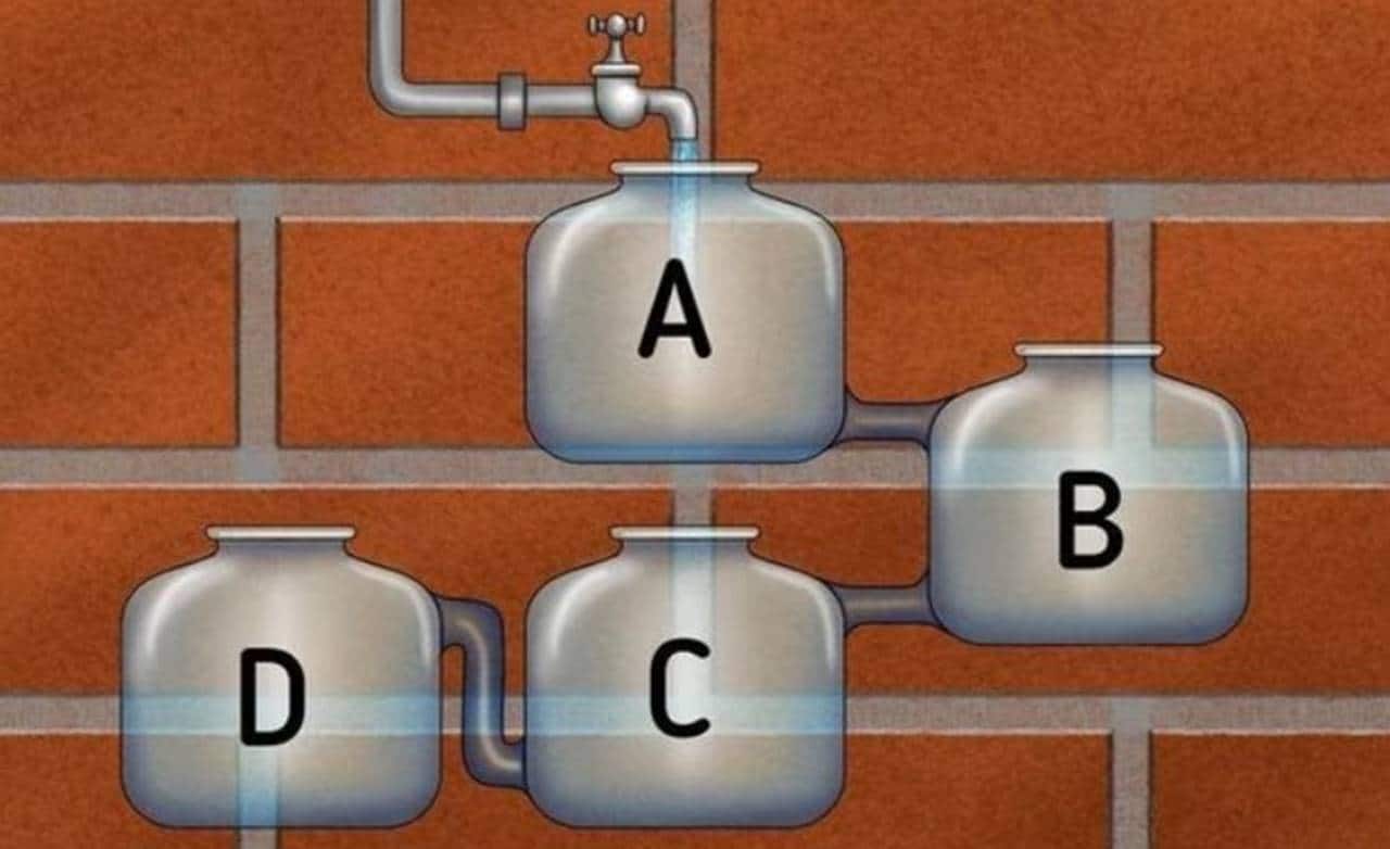 DESAFIO DE LÓGICA: Você consegue prever qual tanque encherá primeiro?