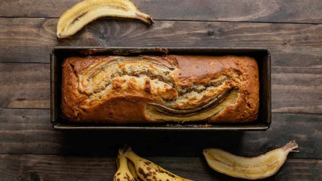 Preparei este bolo de banana fofinho e delicioso