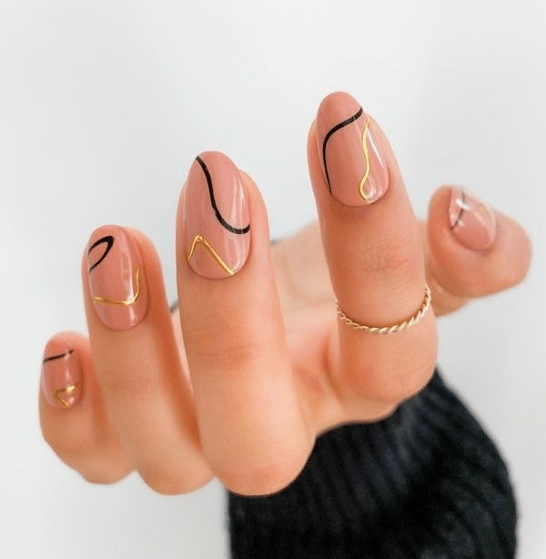 Manicure minimalista nails