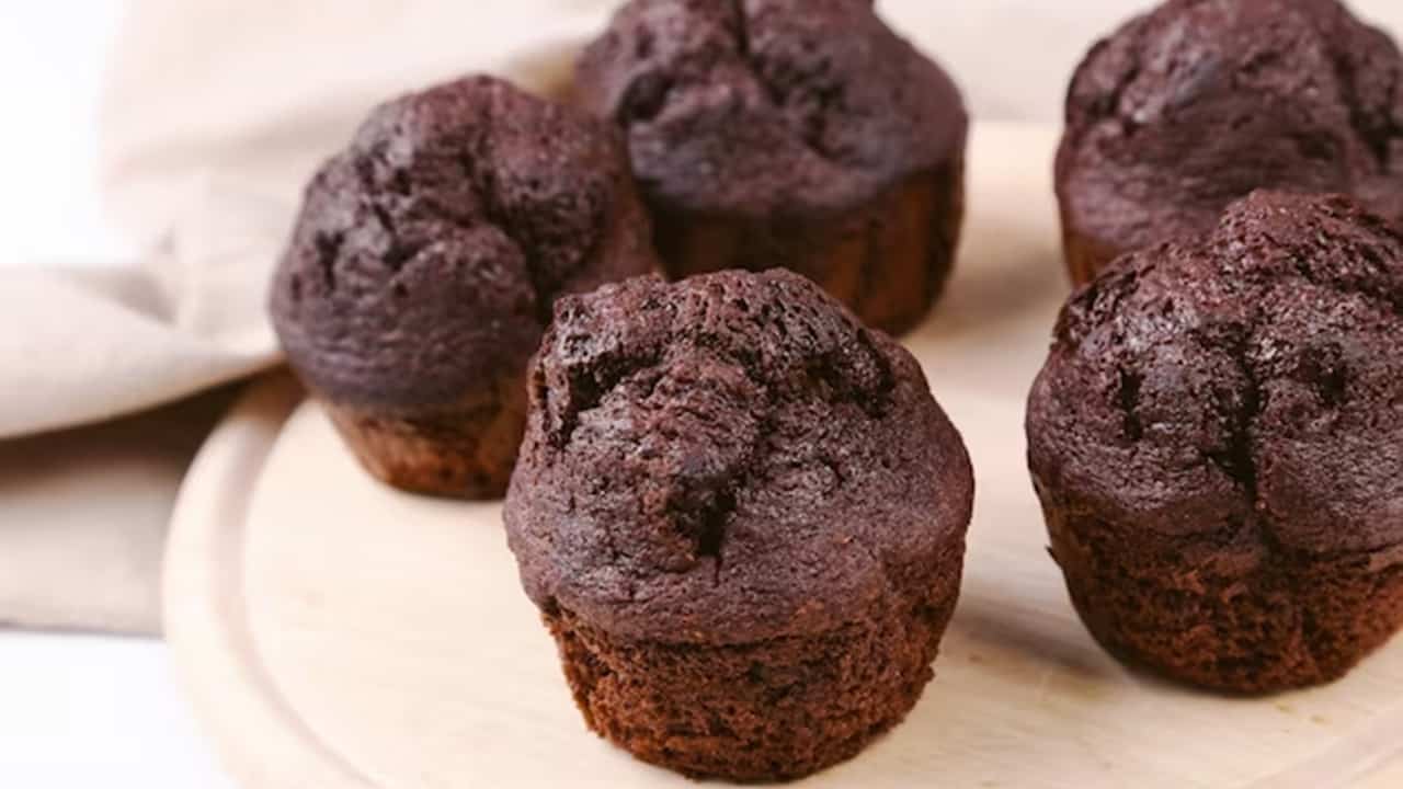 Muffins de chocolate, receita tradicional da vovó