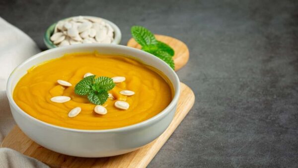 Preparei um delicioso creme de verduras bem cremoso para dias frios