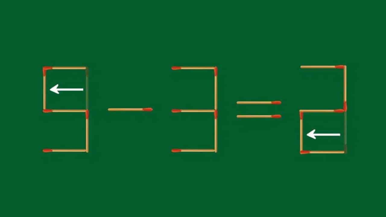 TESTE DE QI Equilibre a equação simples movendo apenas 2 fósforos