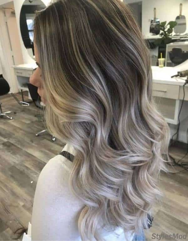 Mechas platinadas