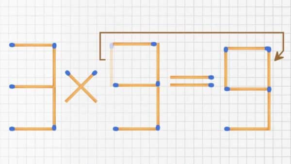 TESTE DE QI: Mova 1 palito e resolva em menos de 20 segundos!