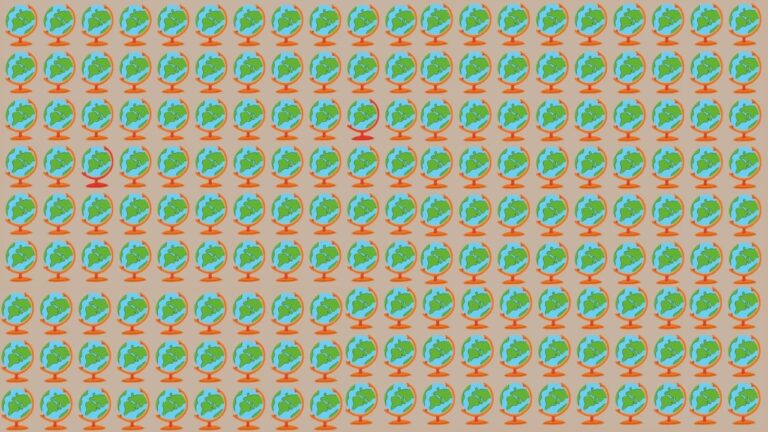 TESTE VISUAL: Você consegue identificar dois globos diferente?