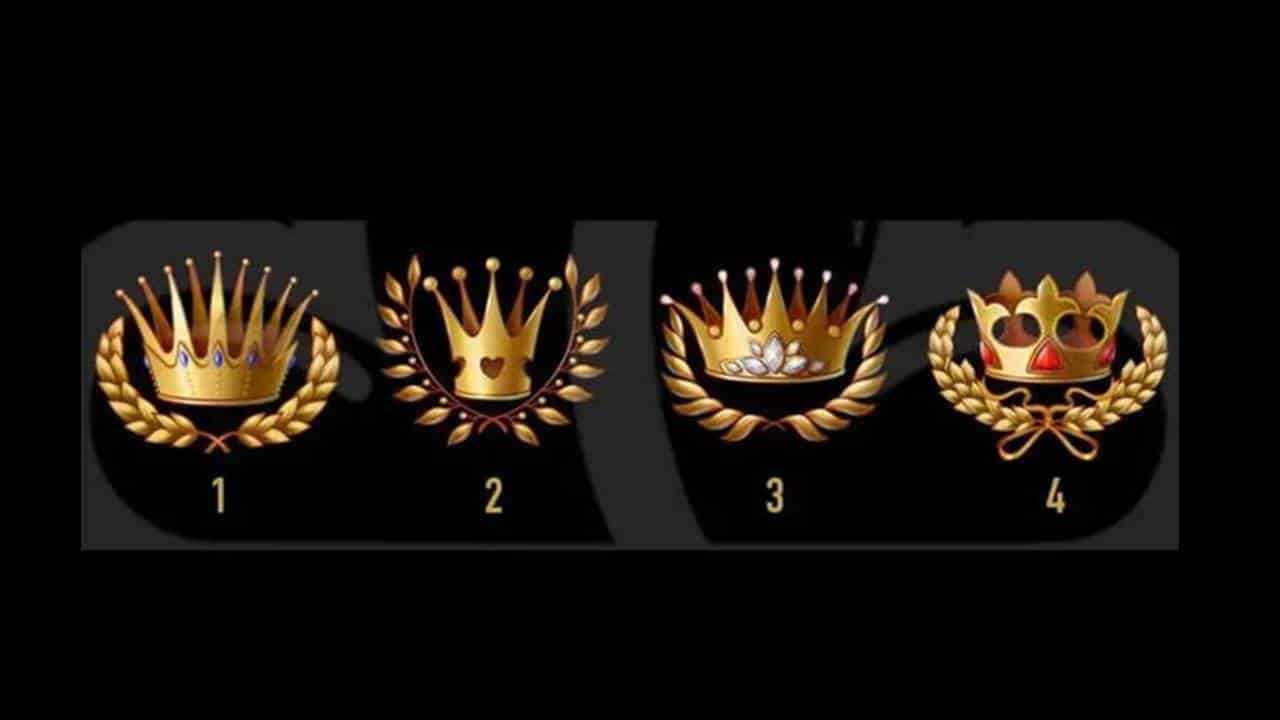 Super Teste: a coroa de rei que você escolher mostrará seus segredos internos