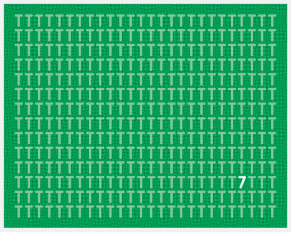 Mega Desafio: Onde está o número '7'? Teste sua capacidade visual e encontre