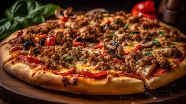 Prepare esta deliciosa pizza com legumes