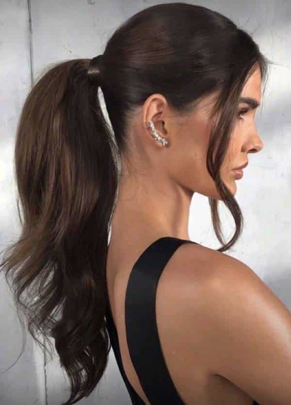 Penteado de Rabo de Cavalo Elegante