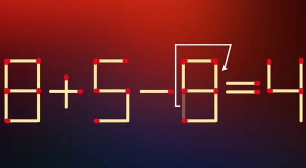 DESAFIO DE MATEMÁTICA: Mova apenas um palito para resolver!