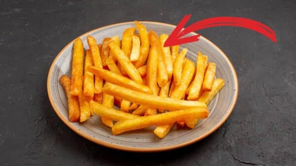 batatas fritas ficarem crocantes?