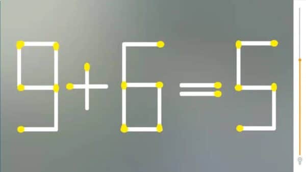 Desafio matemático: teste seu QI movendo 1 palito de fósforo em menos de 50 segundos!