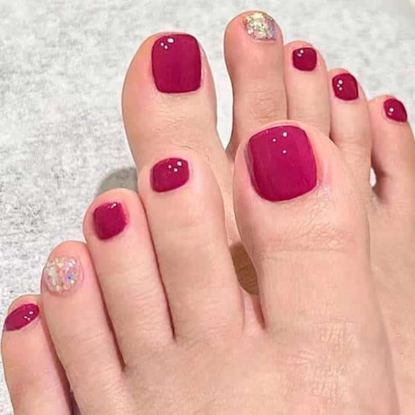 pedicure unhas com ponto de luz