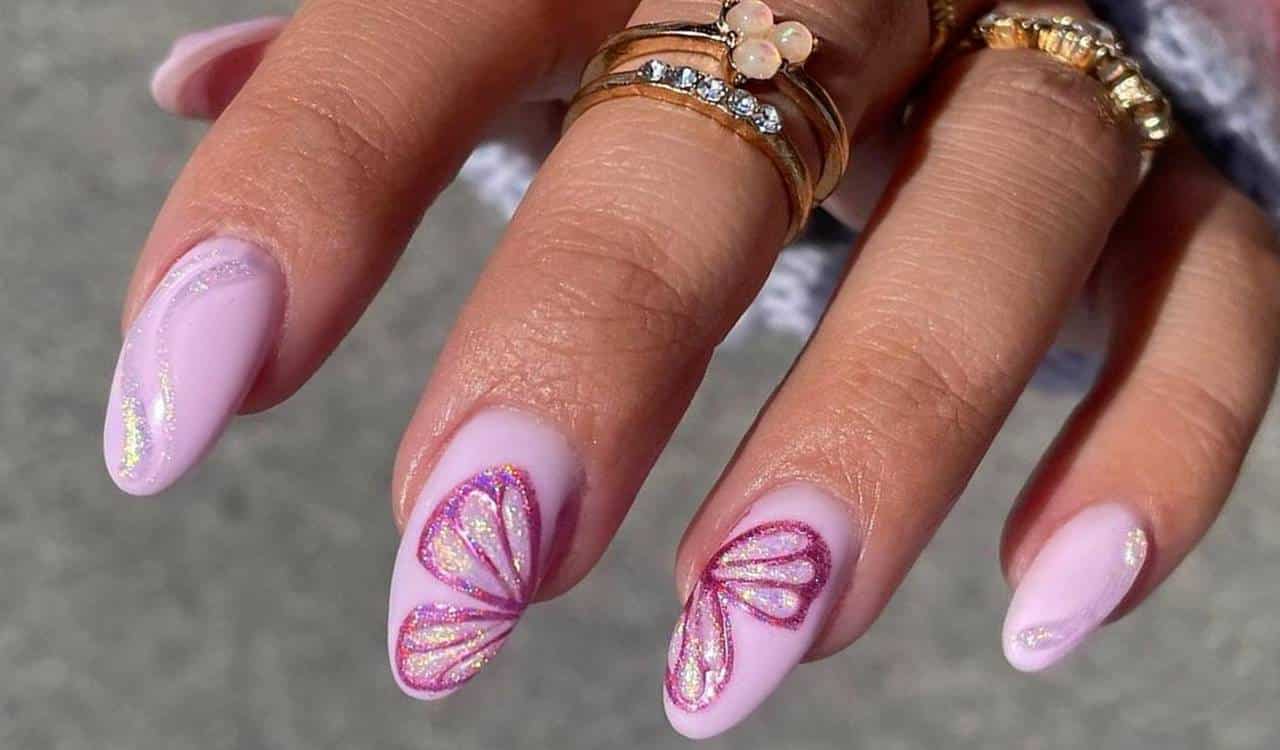 Unhas de BORBOLETA 3 designs mágico para você experimentar!