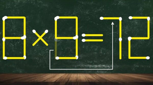 DESAFIO MATEMÁTICO: Exercite seu QI resolvendo com apenas um palito!