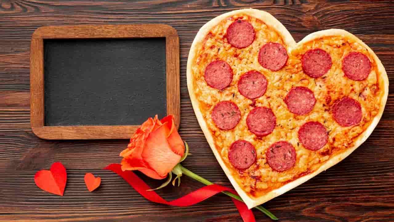  Esta pizza em formato de coração ganhou meu coração