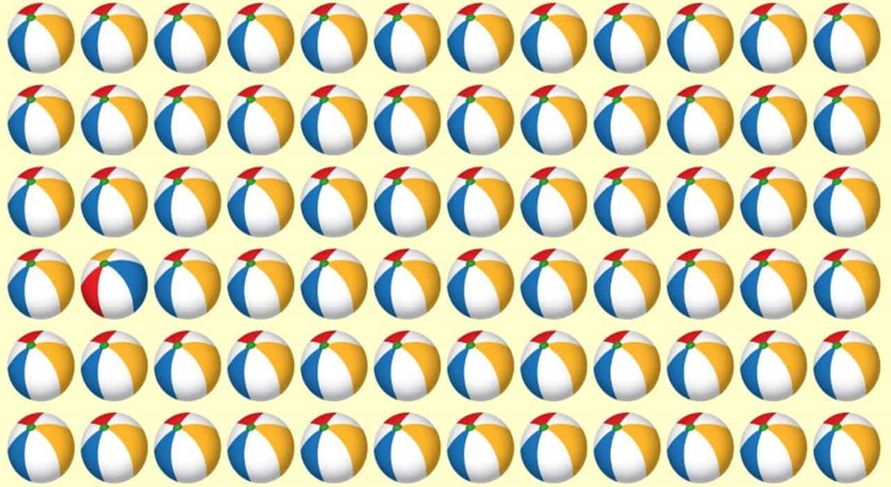 TESTE VISUAL: Prove que é observador e encontre a bola diferente!