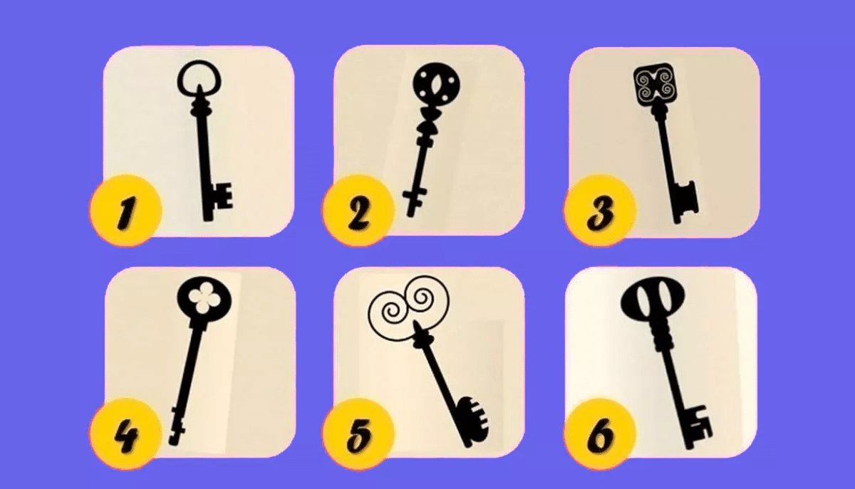 Teste Rápido: uma das chaves que você escolher abre a porta que revelará algo importante para você