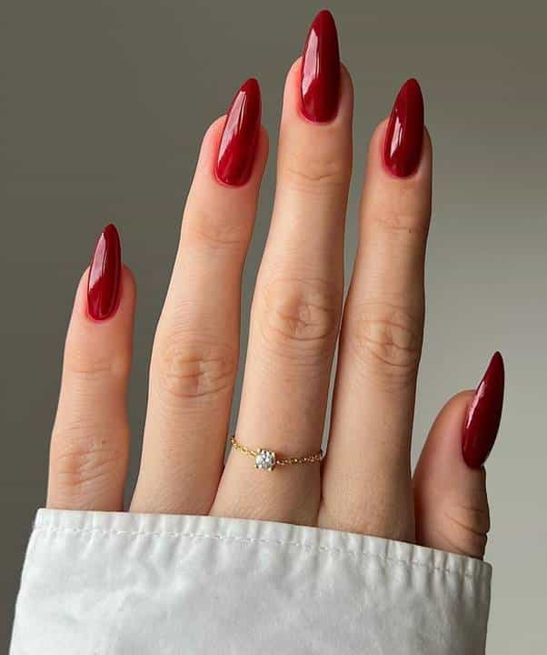 Unhas Vermelho Sangue Clássicas