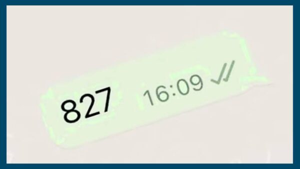 WhatsApp: o que significa o número “827” que estão usando nas conversas