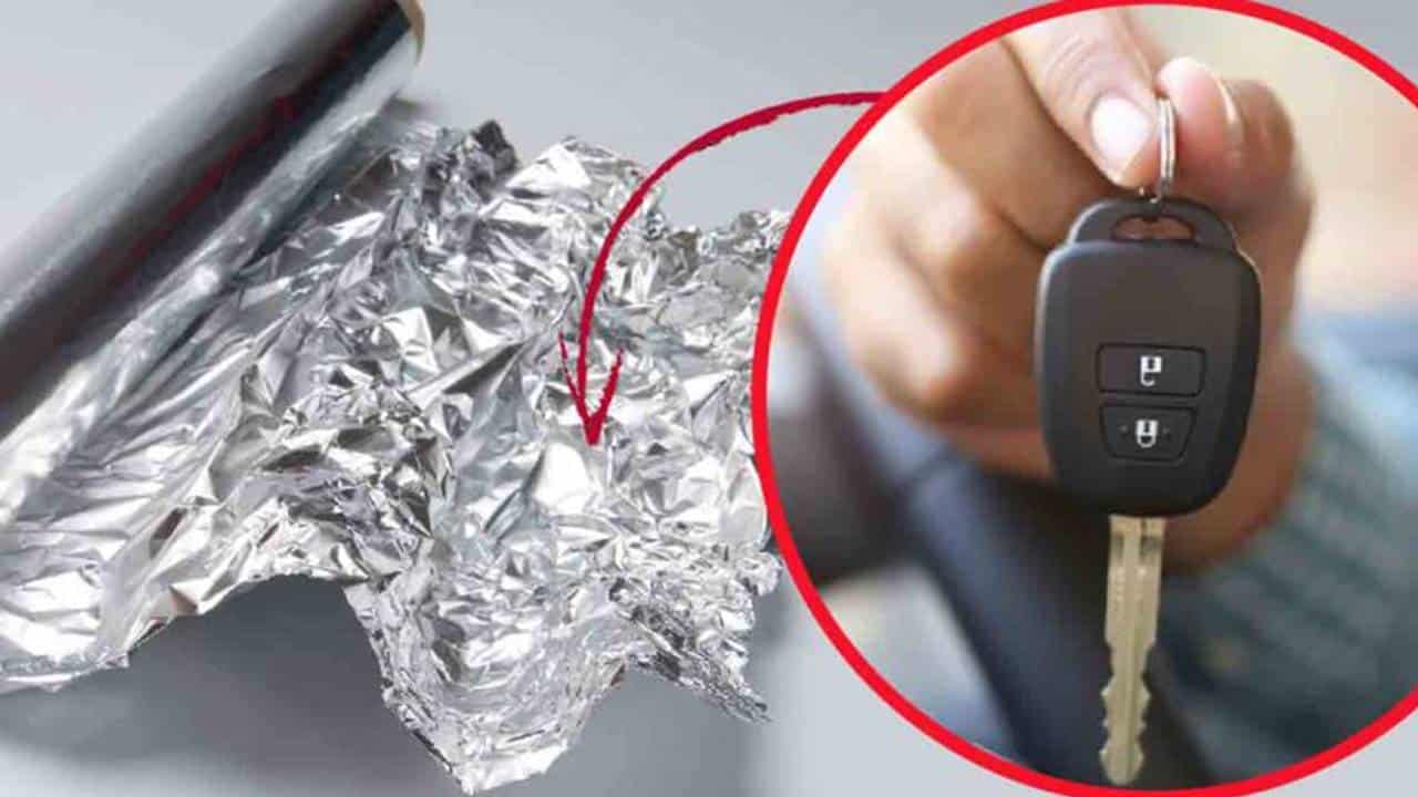 POR QUE embrulhar as chaves do carro em papel alumínio?