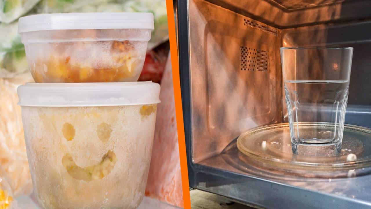 Método caseiro: como descongelar alimentos no micro-ondas mais rápido com um copo d'água