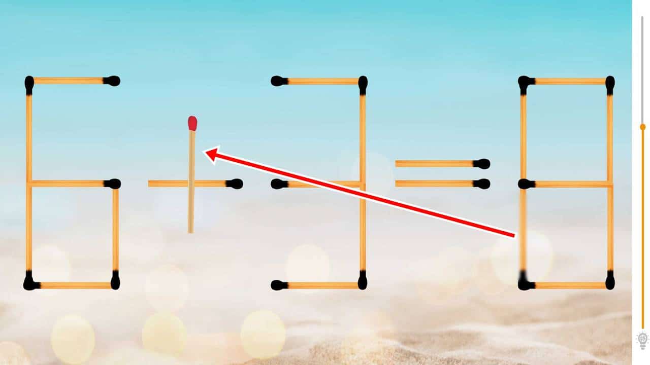 Enigma matemático: teste seu QI e mova 1 palito em menos de 25 segundos!