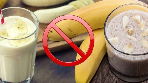 Por que você não deve adicionar banana aos smoothies?