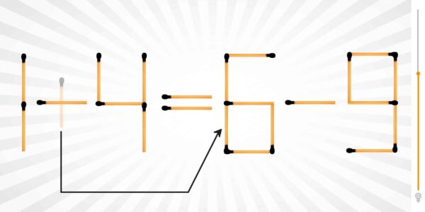 Mega Desafio: Mova apenas 1 palito