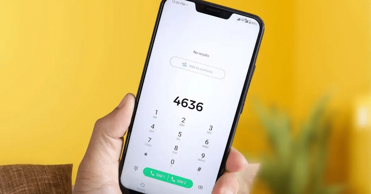 digita 4636 no seu telefone?