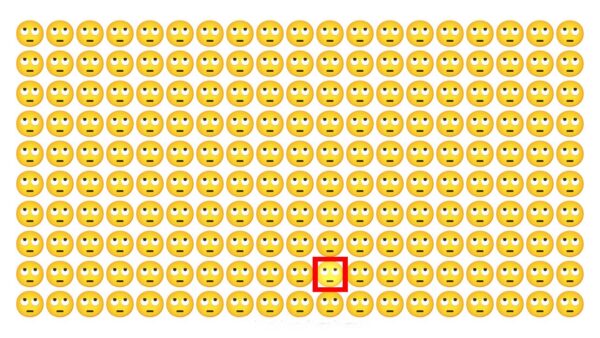 DESAFIO Descubra o emoji intruso