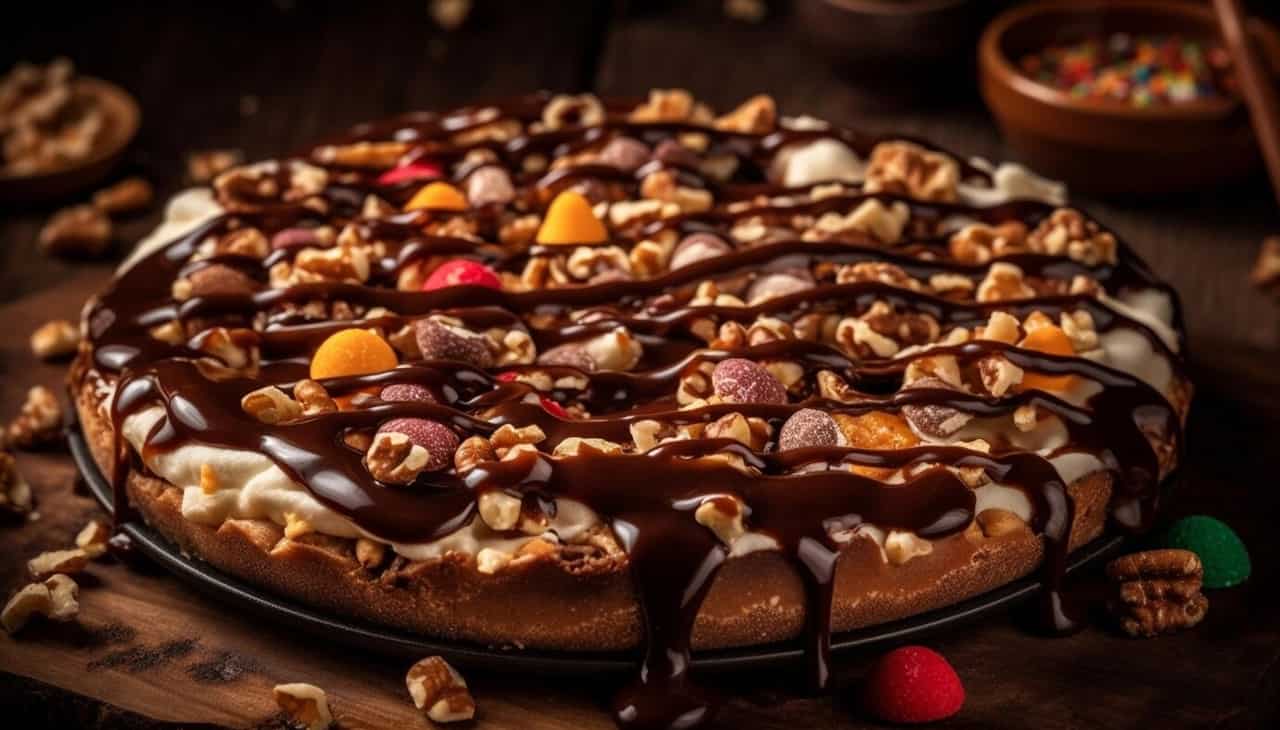 Como fazer uma deliciosa pizza de chocolate