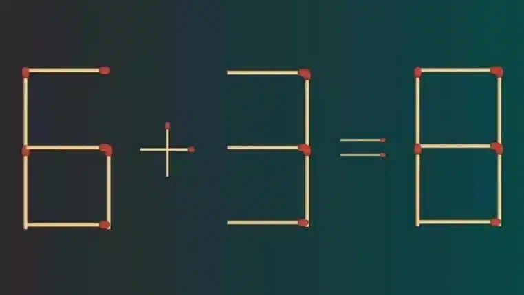 Desafio de Matemática resolver movendo 1 palito