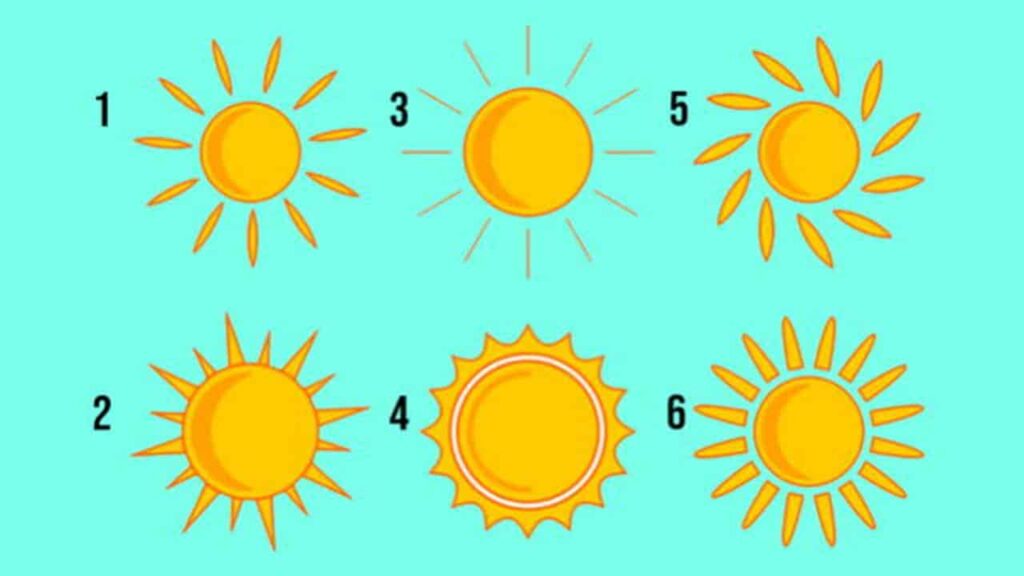 Qual sol prefere? Descubra neste TESTE o que você esconde dentro de si!