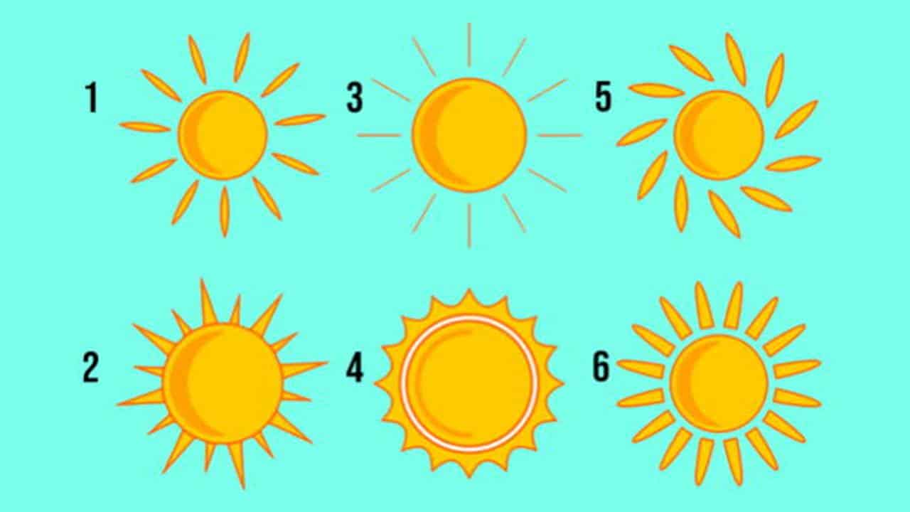 Qual sol prefere? Descubra neste TESTE o que você esconde dentro de si!