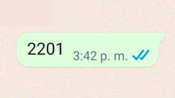 WhatsApp: significa o número "2201" no aplicativo