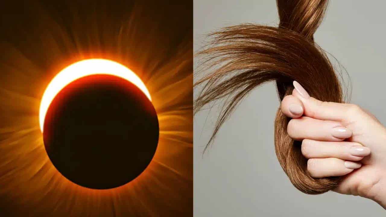 cortar o cabelo próximo eclipse lunar