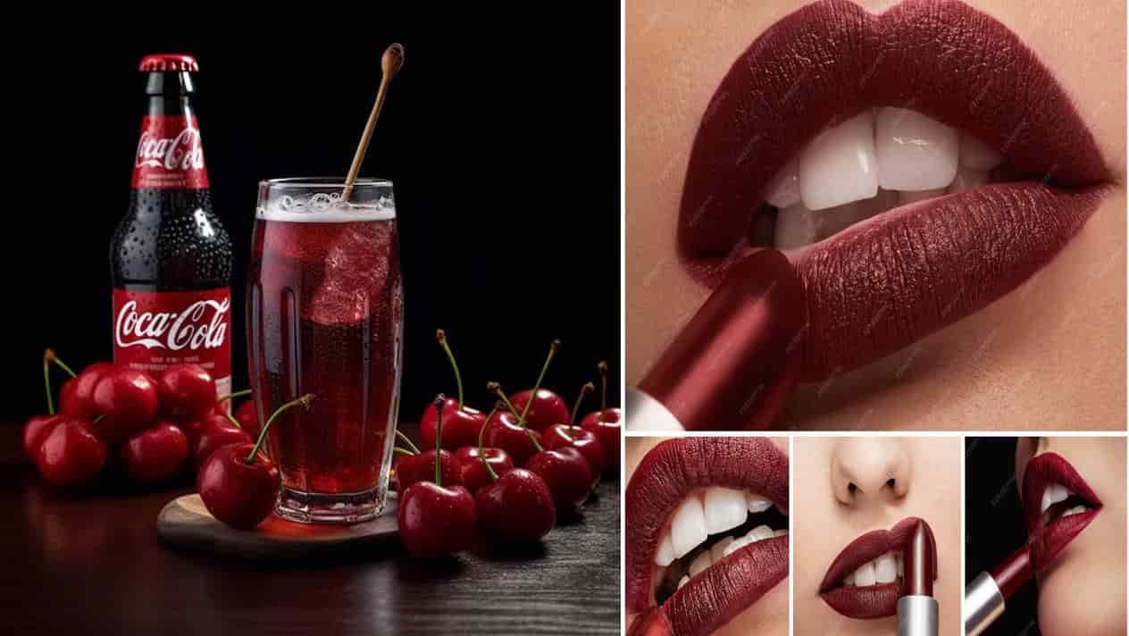 Lábios de Cereja Cola: conheça a tendência de maquiagem labial