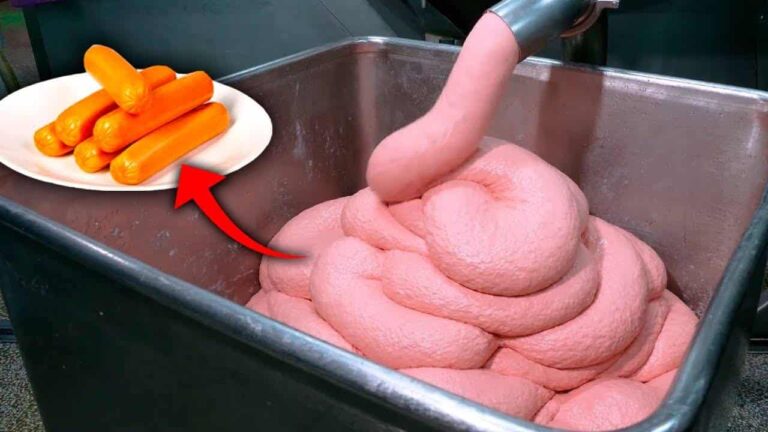 Poucas sabem como as salsichas são realmente feitas