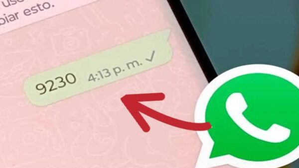 O que significa ter o número '9230' escrito para você no WhatsApp?